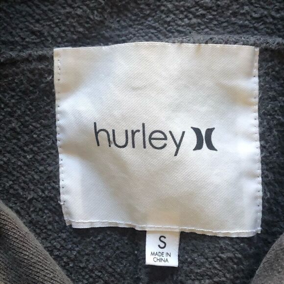 Hurley Sweatshirt Shacket Size Small, Dusty Blue Gray - Picture 3 of 11